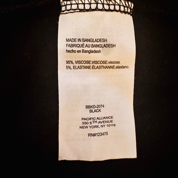 ✨Bebe Black Dress Coverup Beach Maxi Rhinestones Large✨ - Picture 5 of 6